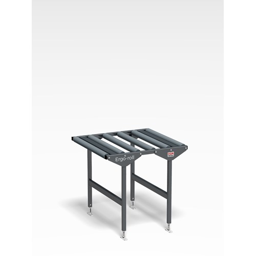 Table a rouleaux courte + pattes Gris RAL 7016
