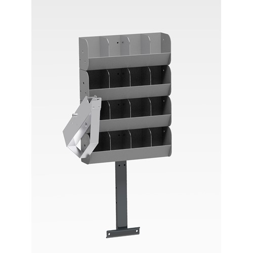 Kolom voor gewichten+haspel Grijs RAL 7016